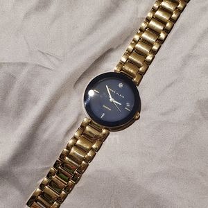 Anne Klein Gold and Navy Watch
